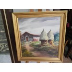 Голям картина масло на фазер Испания - 3667